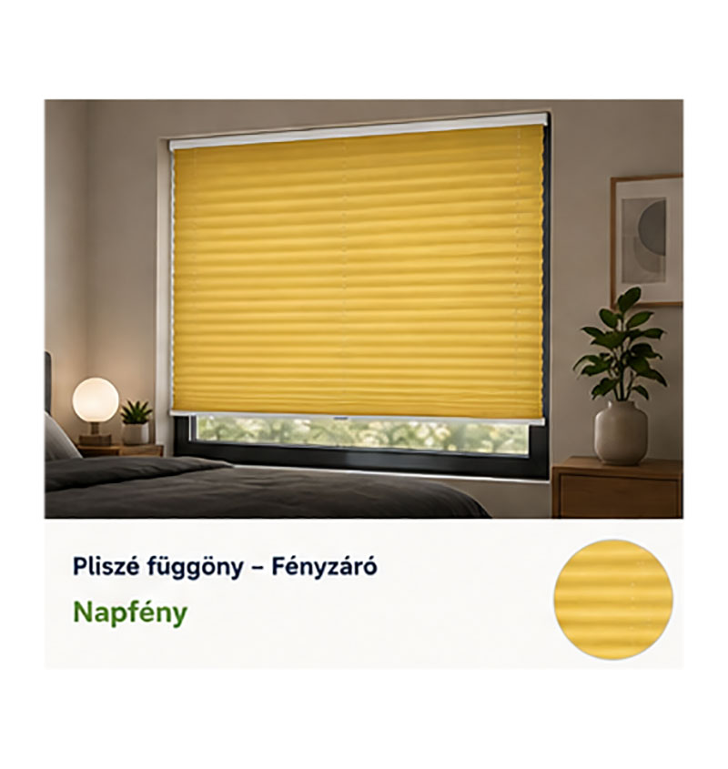 Pliszé függöny – Fényzáró – Napfény